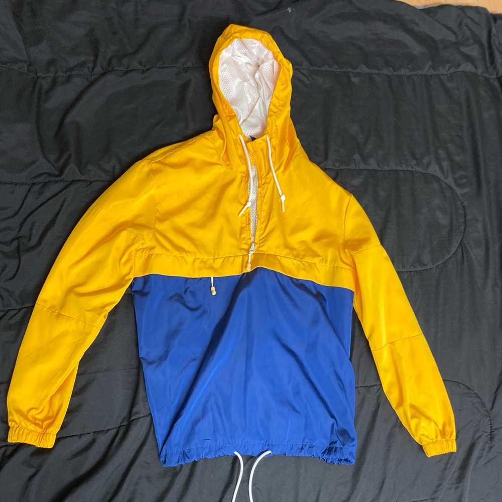 H&M multi colored rain jacket